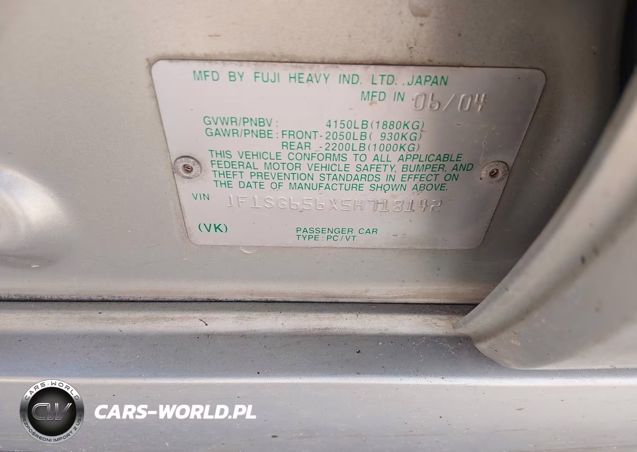 2005 Subaru Forester 2.5Xs VIN:JF1SG656X5H718142 - 9