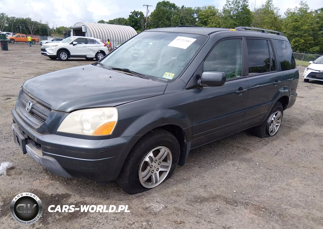 2004 Honda Pilot Ex-L VIN:2HKYF18554H504902 - 2