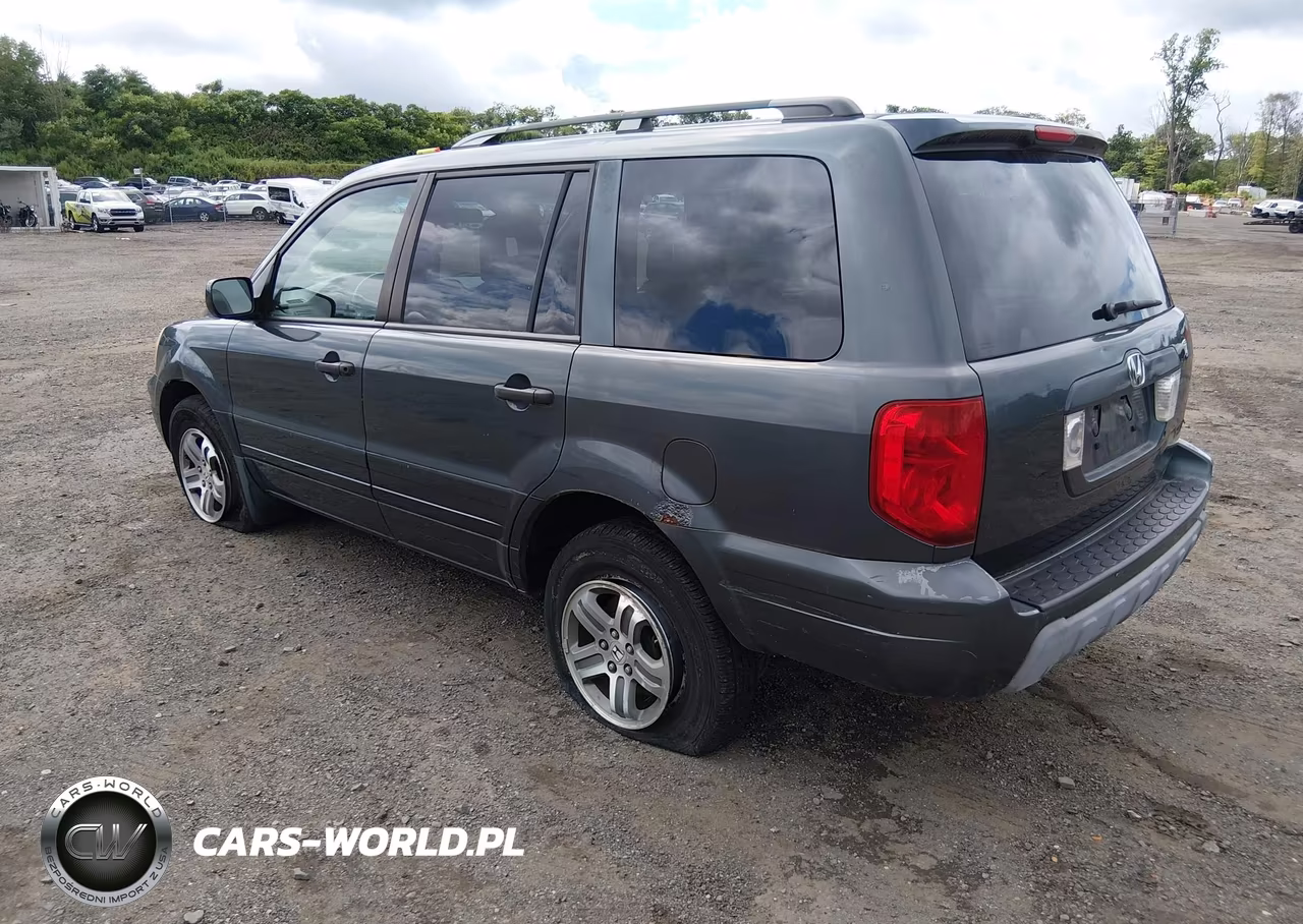2004 Honda Pilot Ex-L VIN:2HKYF18554H504902 - 3