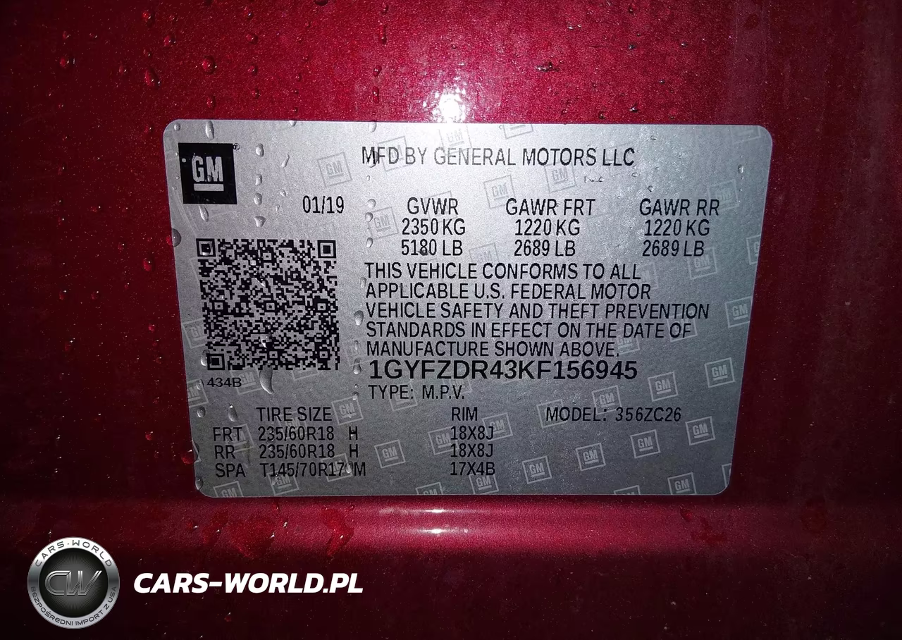 2019 Cadillac Xt4 Premium Luxury VIN:1GYFZDR43KF156945 - 9
