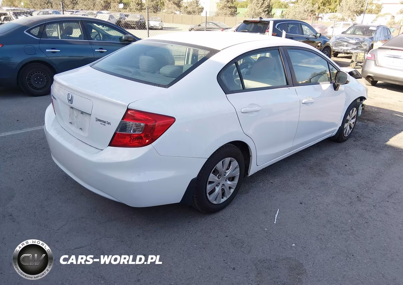 2012 Honda Civic Lx VIN:19XFB2F58CE044021 - 4