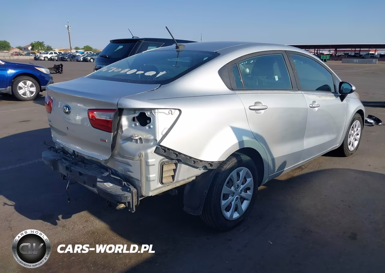 2016 Kia Rio Lx VIN:KNADM4A37G6667349 - 4