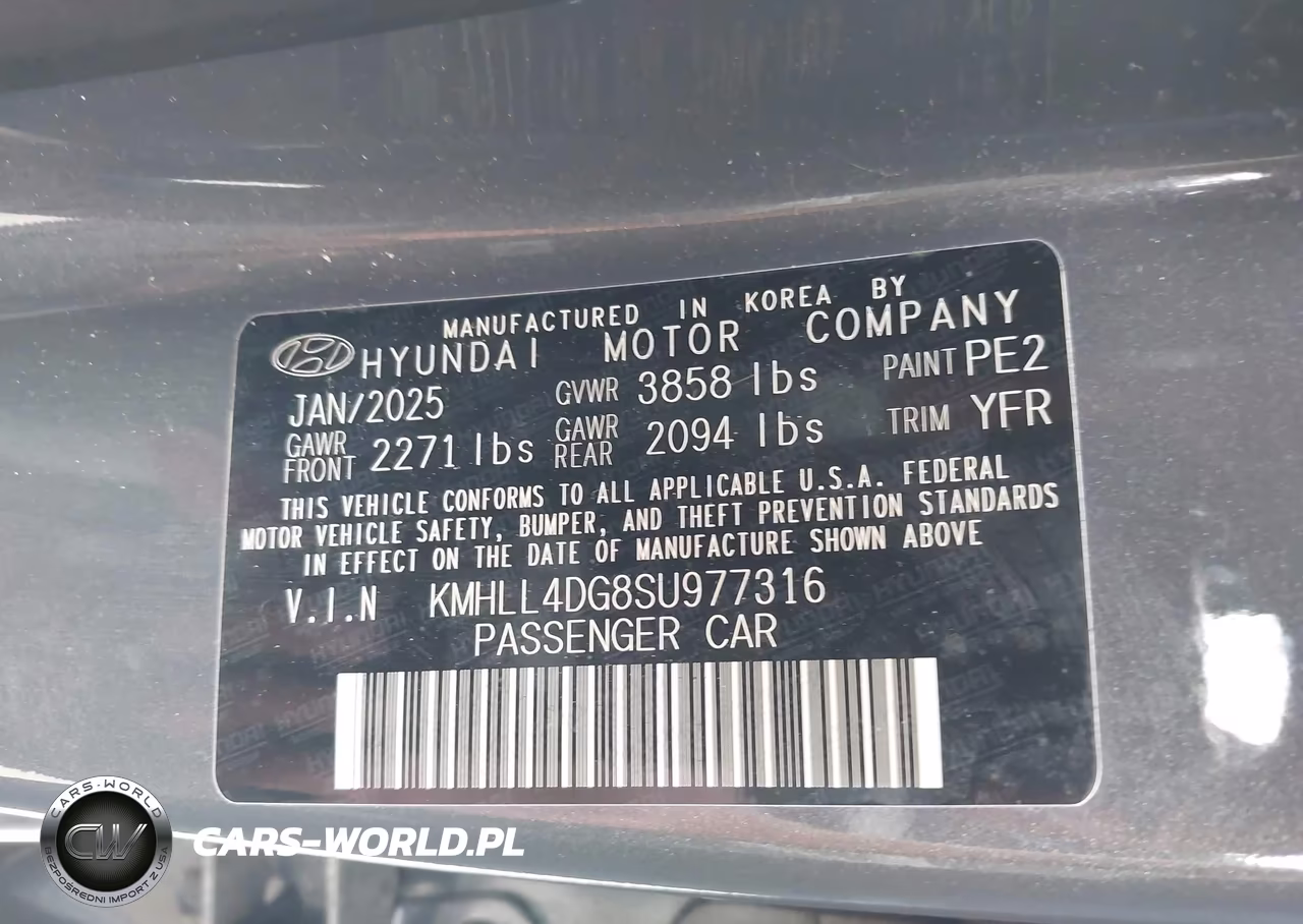 2025 Hyundai Elantra Se VIN:KMHLL4DG8SU977316 - 9