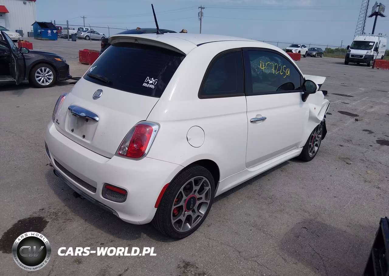 2014 Fiat 500 Sport VIN:3C3CFFBR6ET298336 - 4