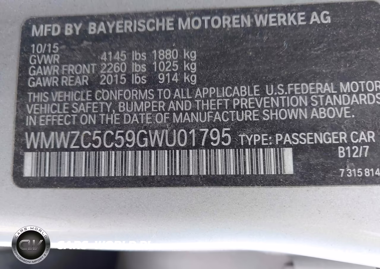 2016 Mini Countryman Cooper S VIN:WMWZC5C59GWU01795 - 9