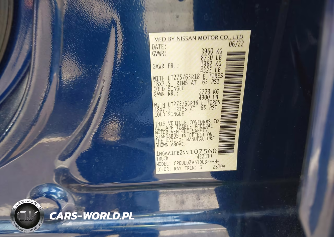 2022 Nissan Titan Xd Pro-4X 4X4 VIN:1N6AA1FB2NN107560 - 9