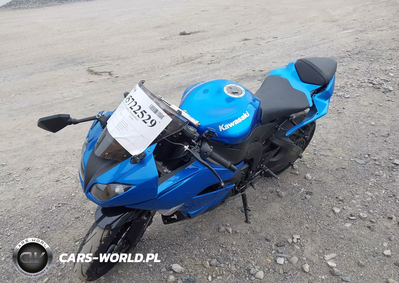 2009 Kawasaki Zx600 R VIN:JKAZX4R109A011894 - 2