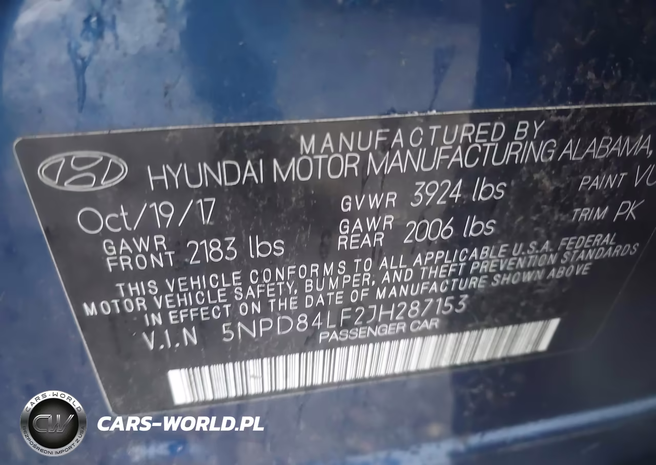 2018 Hyundai Elantra Sel VIN:5NPD84LF2JH287153 - 9