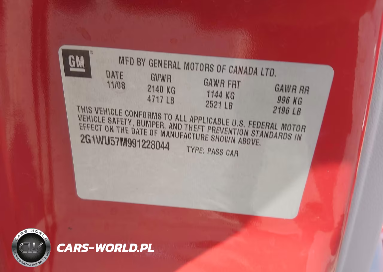 2009 Chevrolet Impala Ltz VIN:2G1WU57M991228044 - 9