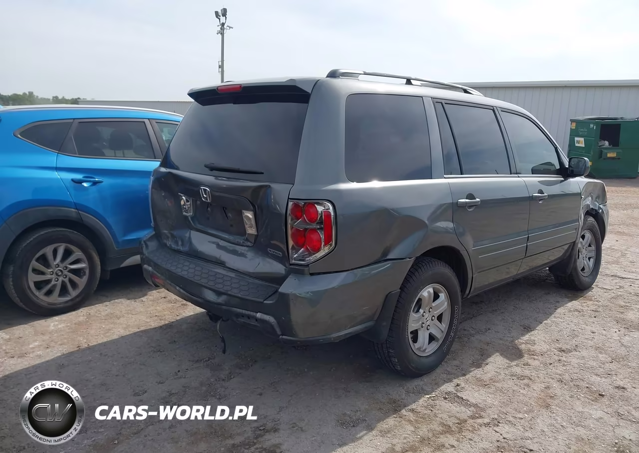 2007 Honda Pilot Ex-L VIN:5FNYF18517B009759 - 4