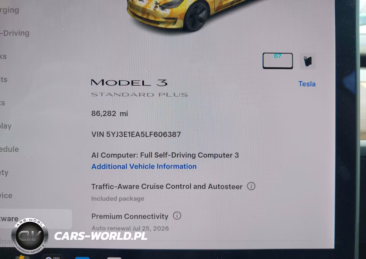 2020 Tesla Model 3 Standard Range Plus Rear-Wheel Drive-Standard Range Rear-Wheel Drive VIN:5YJ3E1EA5LF606387 - 7