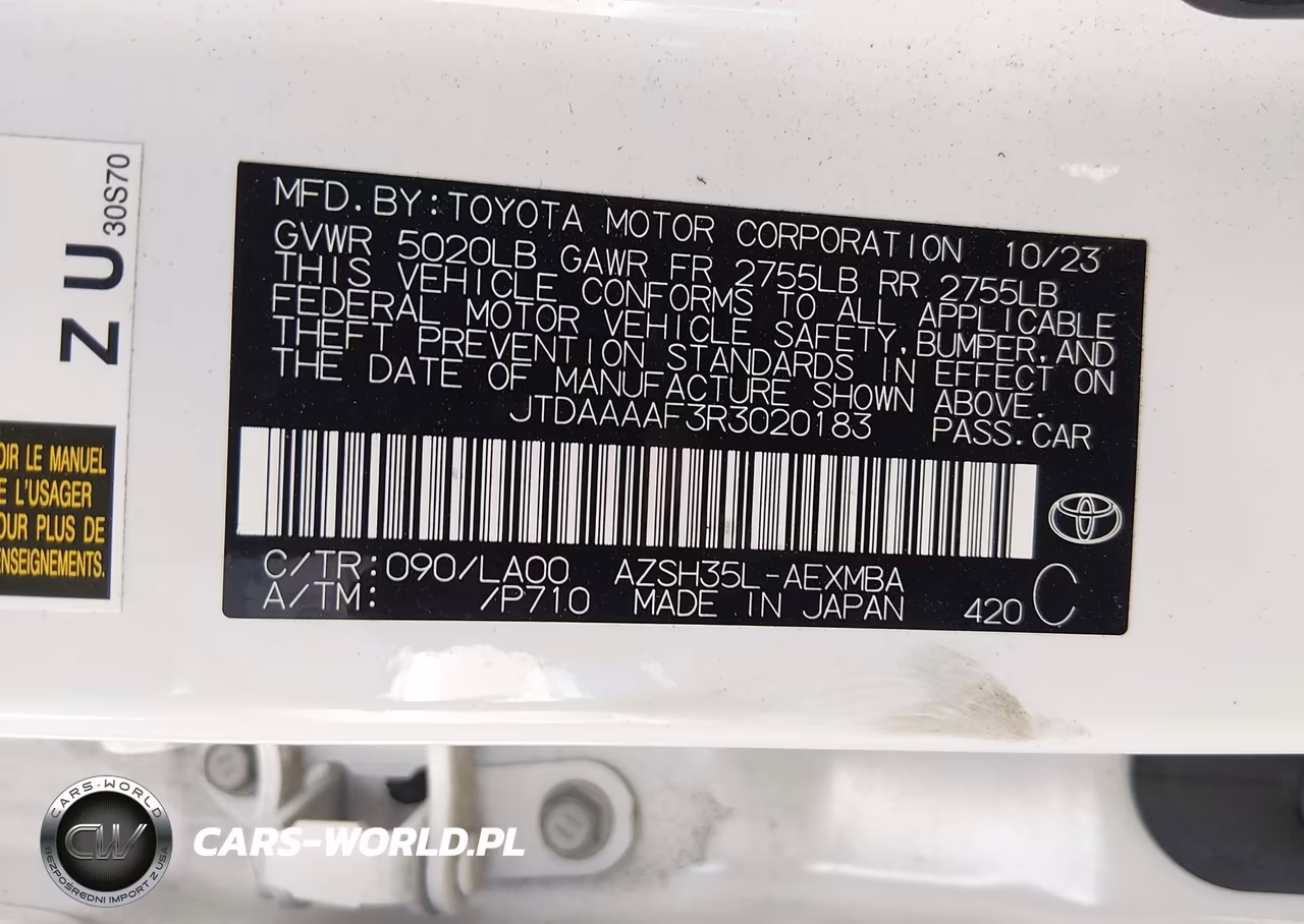2024 Toyota Crown Limited VIN:JTDAAAAF3R3020183 - 9