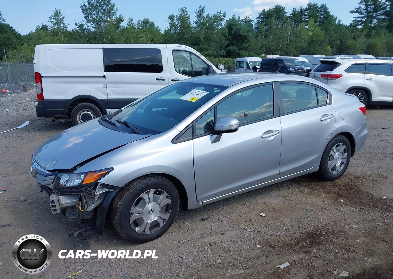 2012 Honda Civic Hybrid VIN:JHMFB4F39CS001197 - 2