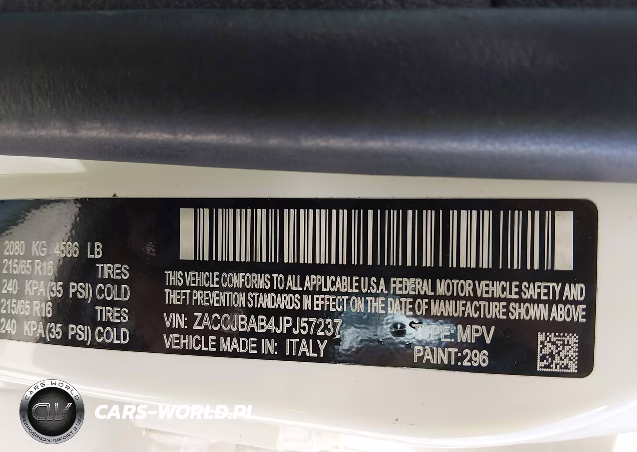 2018 Jeep Renegade Sport 4X4 VIN:ZACCJBAB4JPJ57237 - 9