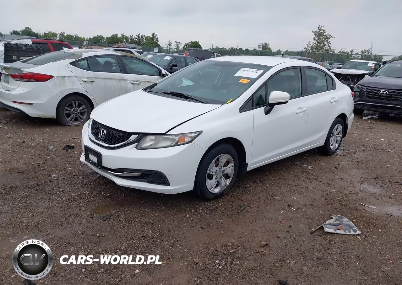 2015 Honda Civic Lx VIN:19XFB2F56FE031854 - 2