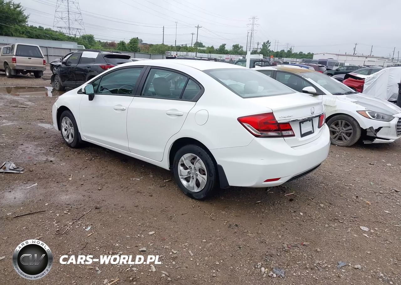 2015 Honda Civic Lx VIN:19XFB2F56FE031854 - 3