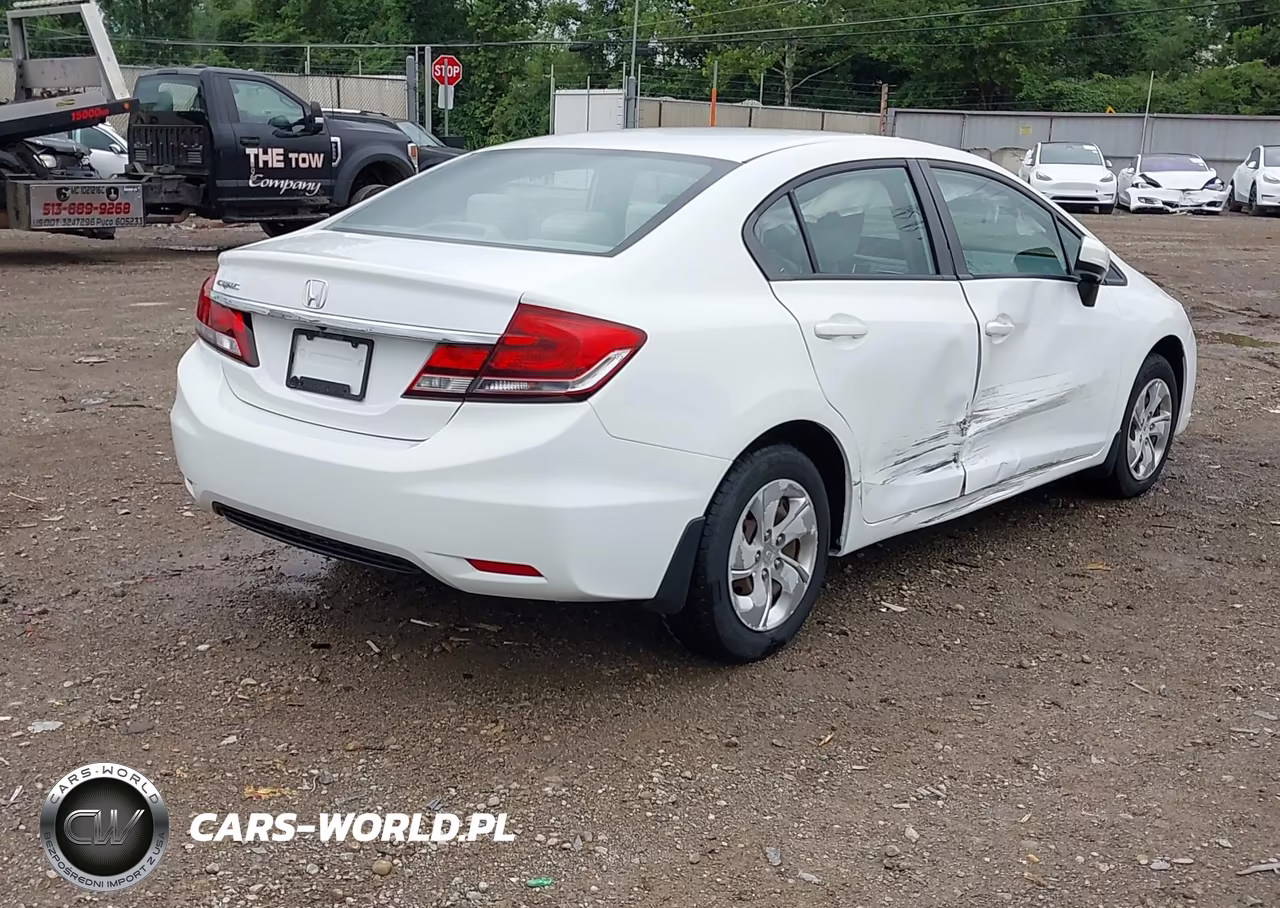 2015 Honda Civic Lx VIN:19XFB2F56FE031854 - 4