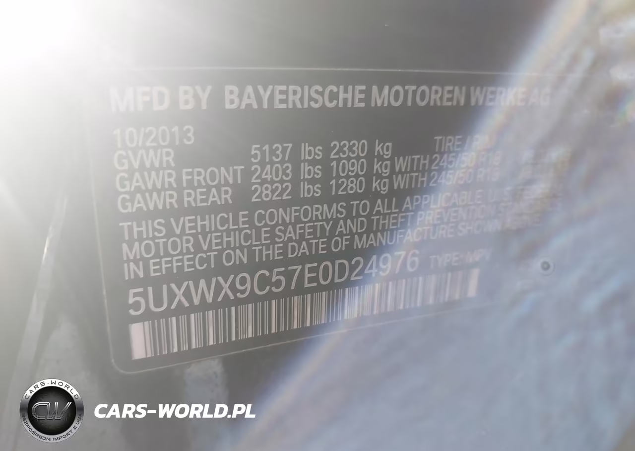 2014 BMW X3 xDrive28I VIN:5UXWX9C57E0D24976 - 9
