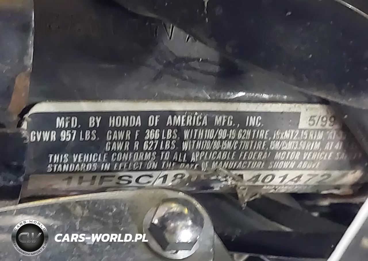 2000 Honda Vt1100 C VIN:1HFSC1809YA401472 - 10