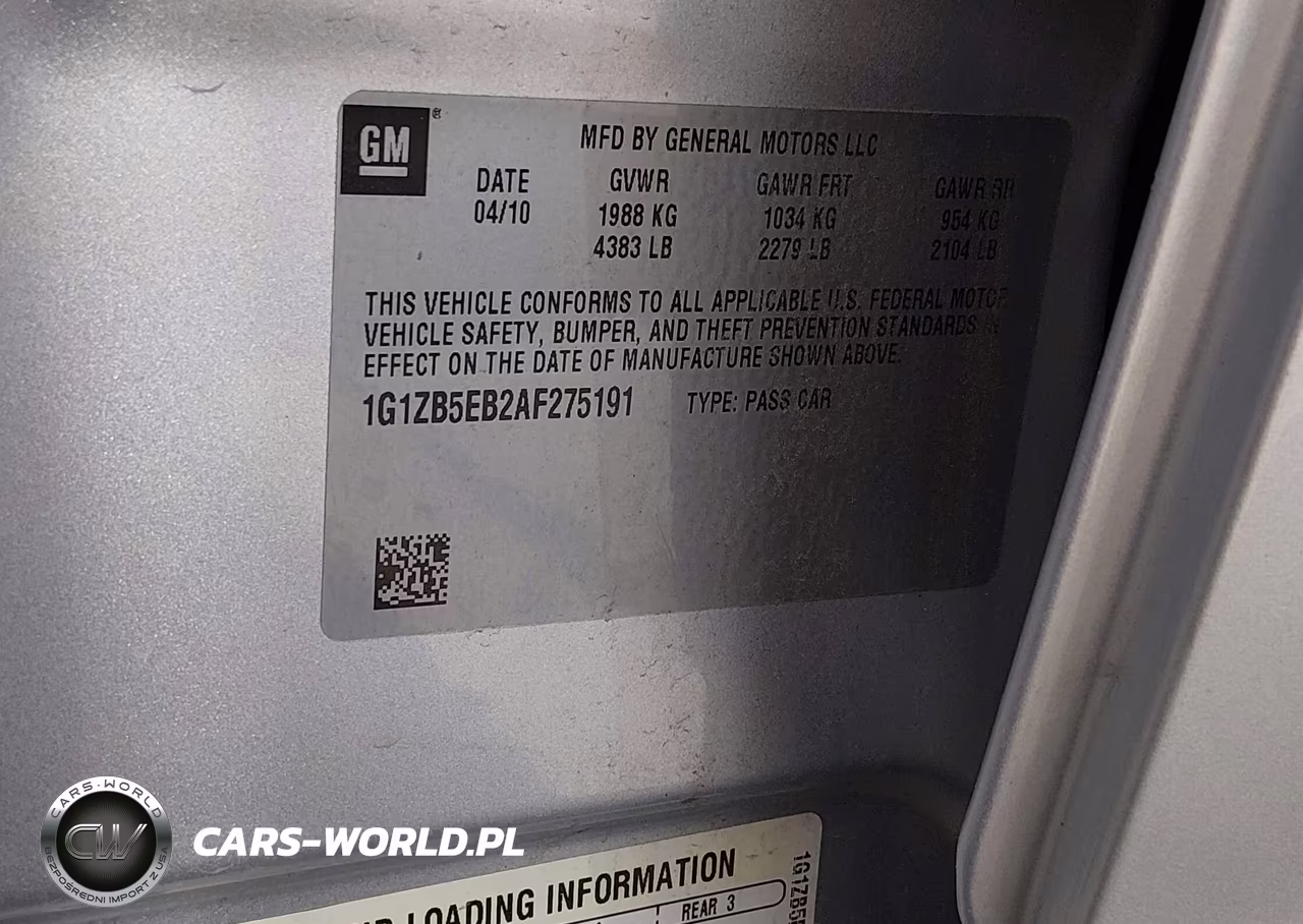 2010 Chevrolet Malibu Ls VIN:1G1ZB5EB2AF275191 - 9