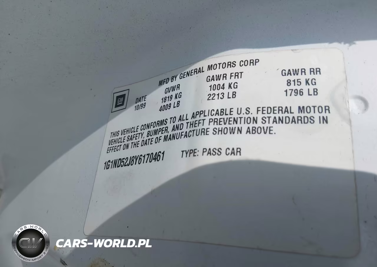 2000 Chevrolet Malibu VIN:1G1ND52J8Y6170461 - 9