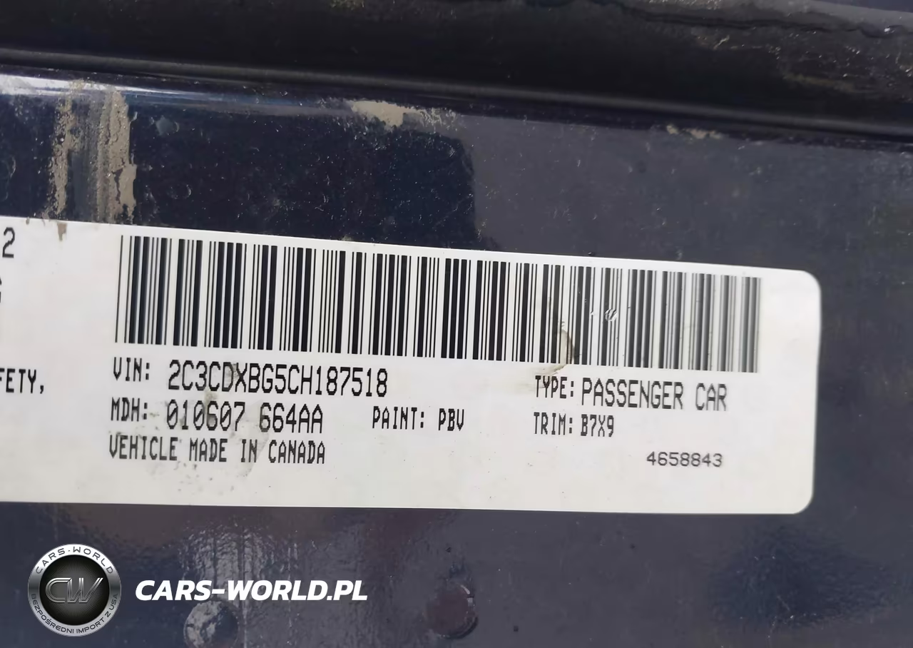 2012 Dodge Charger Se VIN:2C3CDXBG5CH187518 - 9