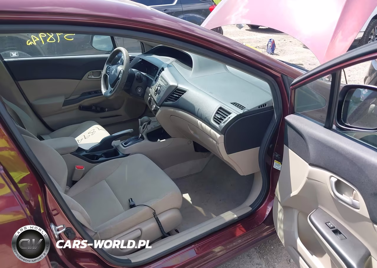 2012 Honda Civic Lx VIN:19XFB2F59CE062706 - 5