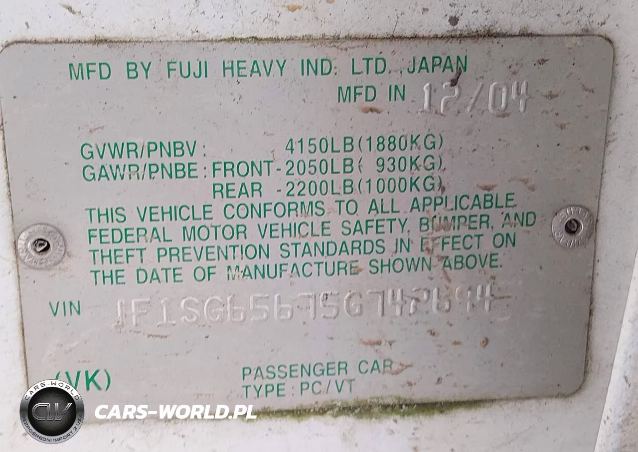 2005 Subaru Forester 2.5Xs VIN:JF1SG65675G742694 - 9