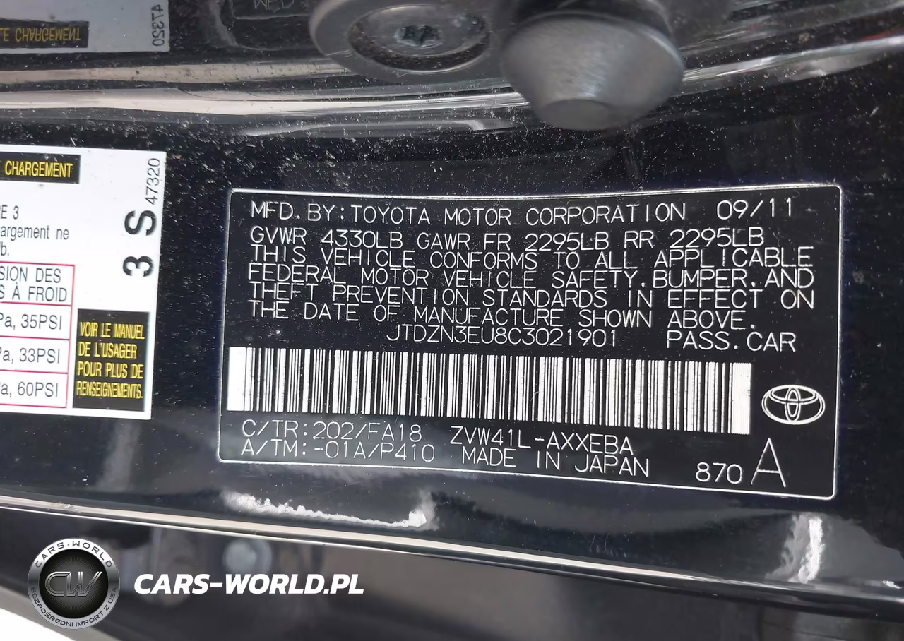 2012 Toyota Prius V Three VIN:JTDZN3EU8C3021901 - 9