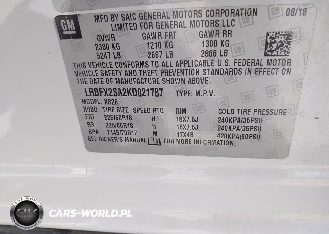 2019 Buick Envision Awd Essence VIN:LRBFX2SA2KD021787 - 9