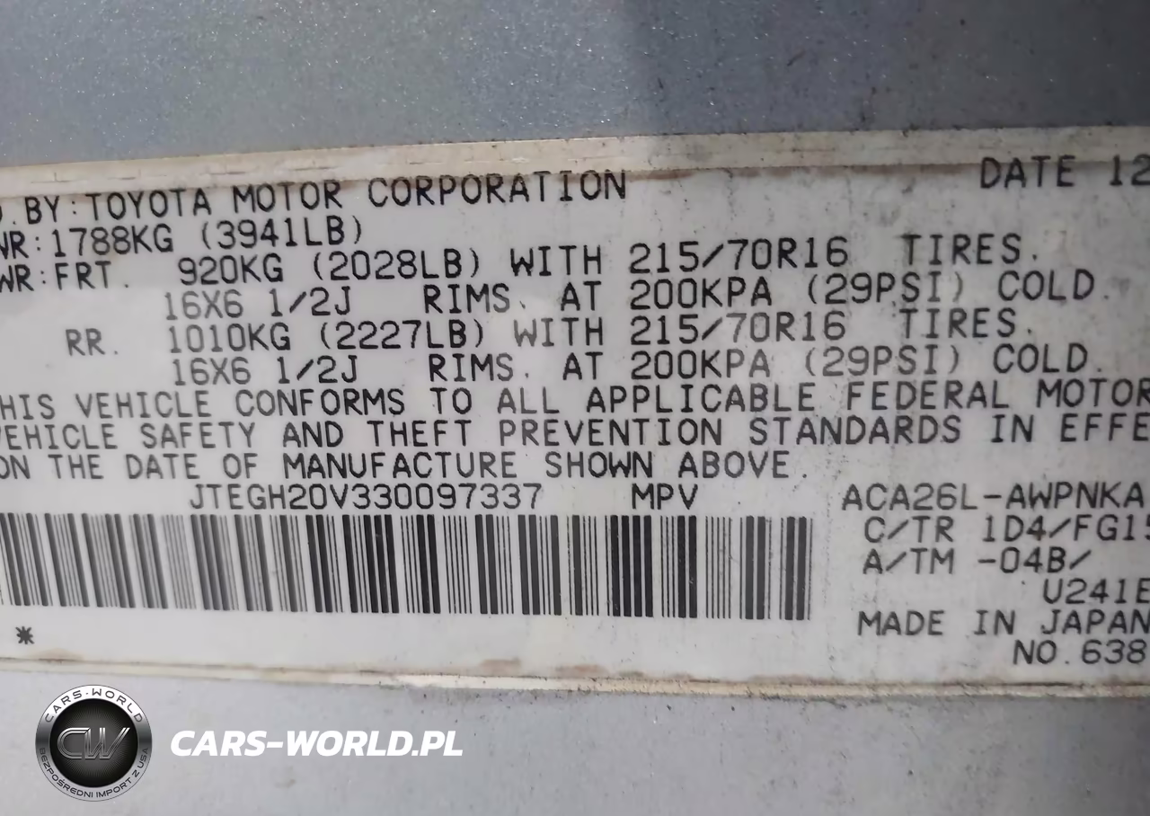 2003 Toyota Rav4 VIN:JTEGH20V330097337 - 9