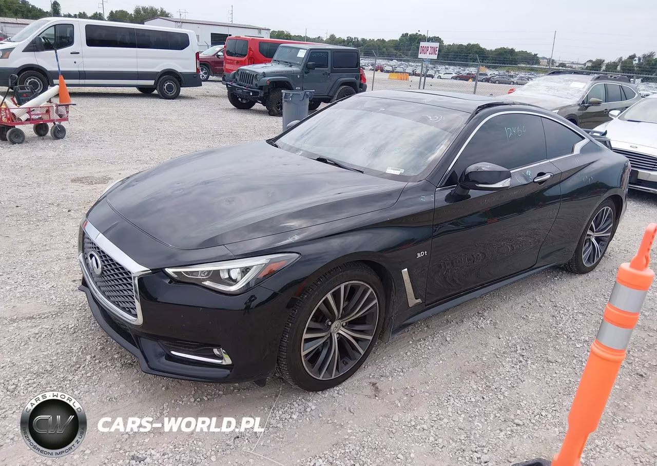 2018 Infiniti Q60 3.0T Luxe VIN:JN1EV7EL5JM390934 - 2