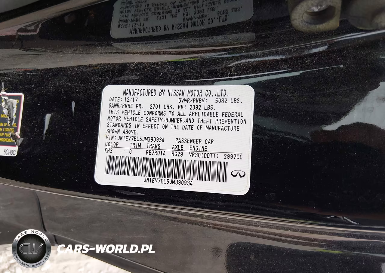 2018 Infiniti Q60 3.0T Luxe VIN:JN1EV7EL5JM390934 - 9