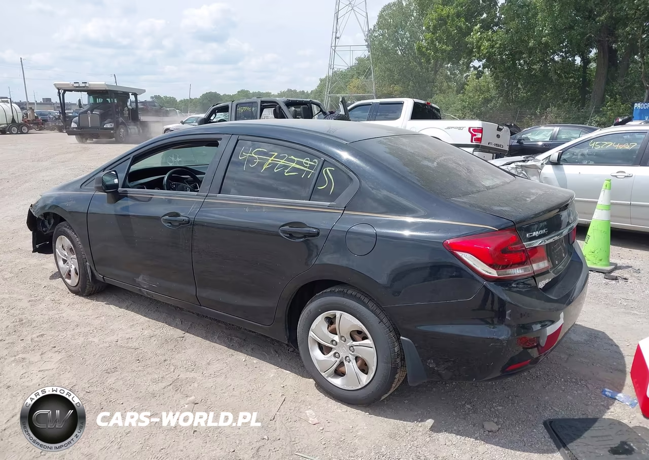 2013 Honda Civic Lx VIN:19XFB2F54DE095176 - 3