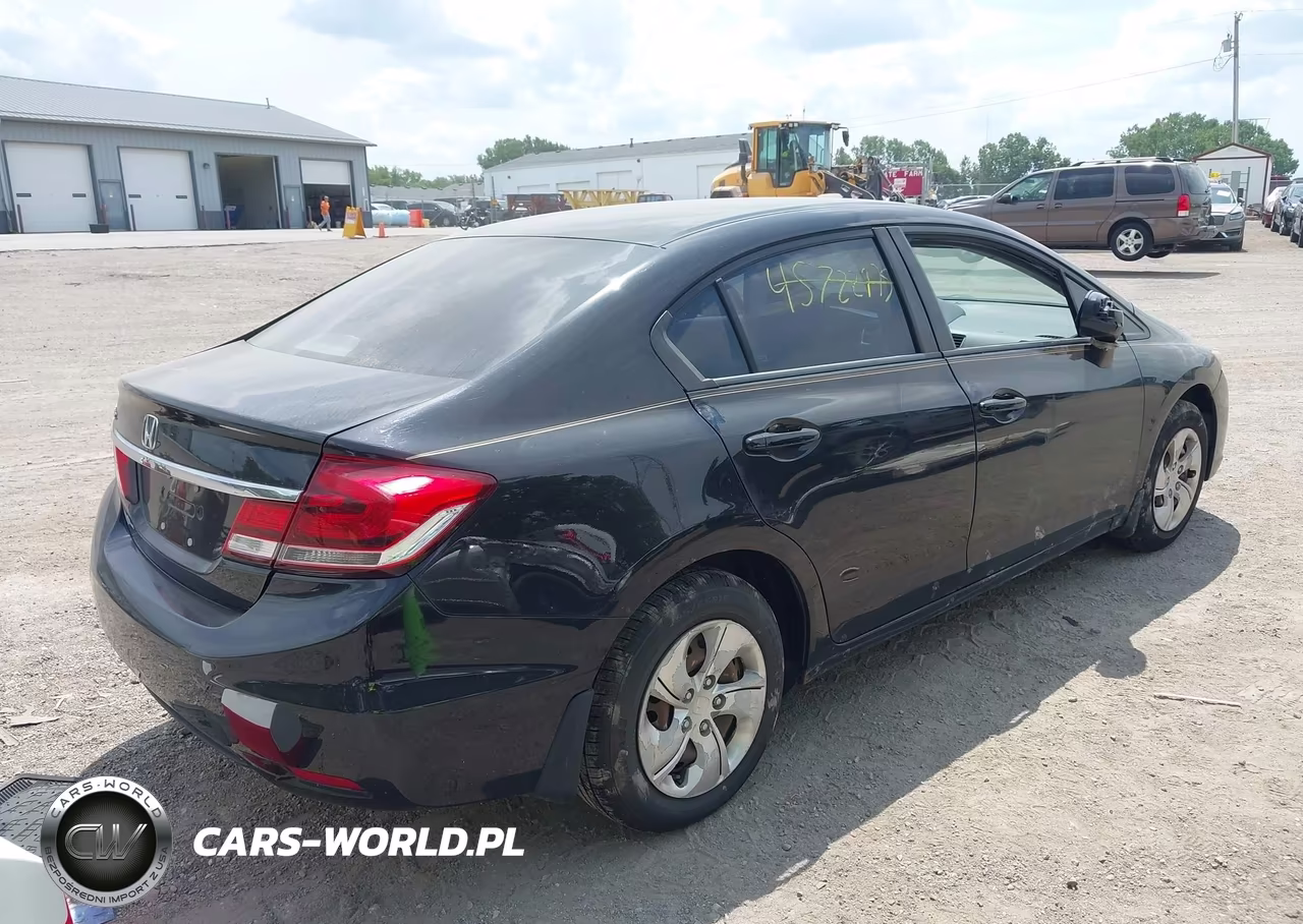 2013 Honda Civic Lx VIN:19XFB2F54DE095176 - 4