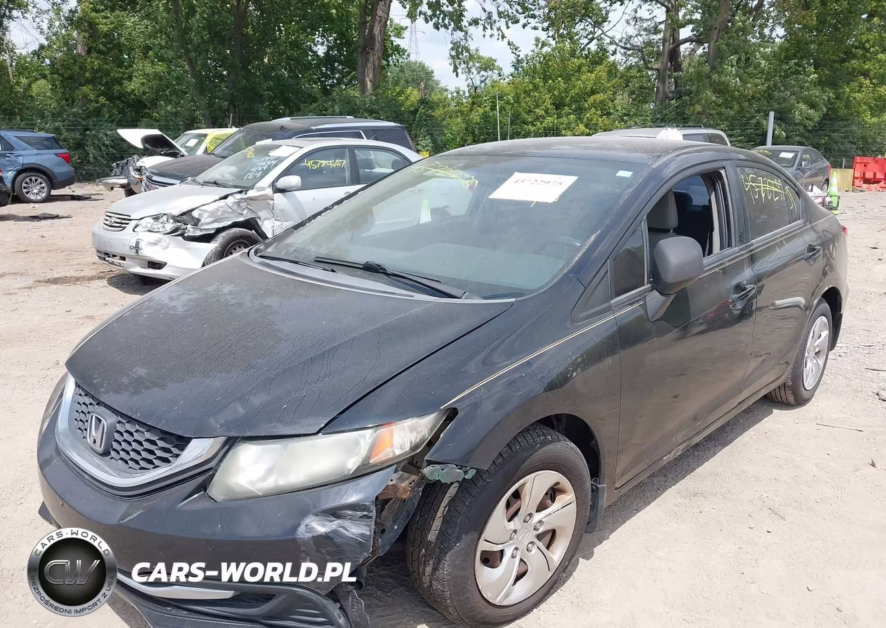 2013 Honda Civic Lx VIN:19XFB2F54DE095176 - 6