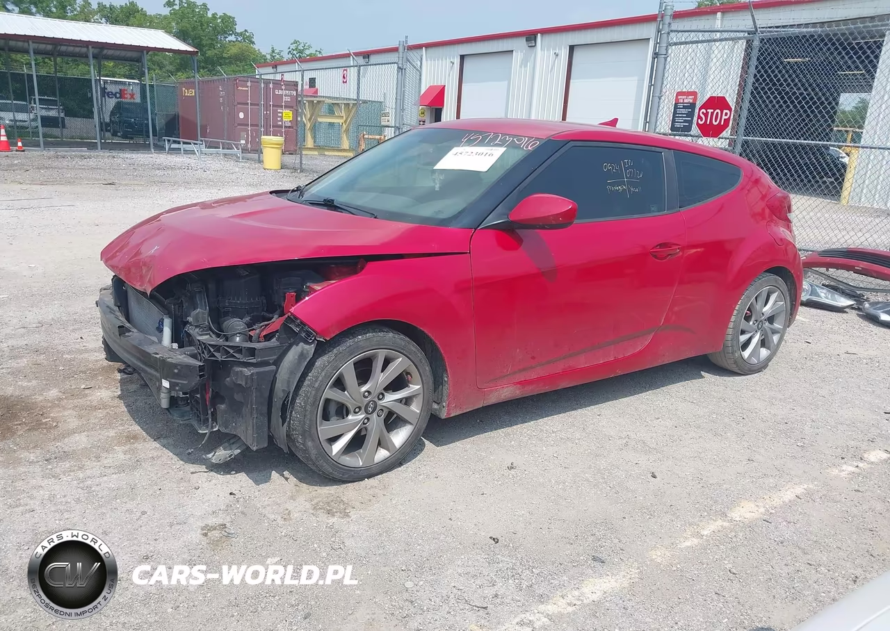 2017 Hyundai Veloster VIN:KMHTC6AD3HU317506 - 2