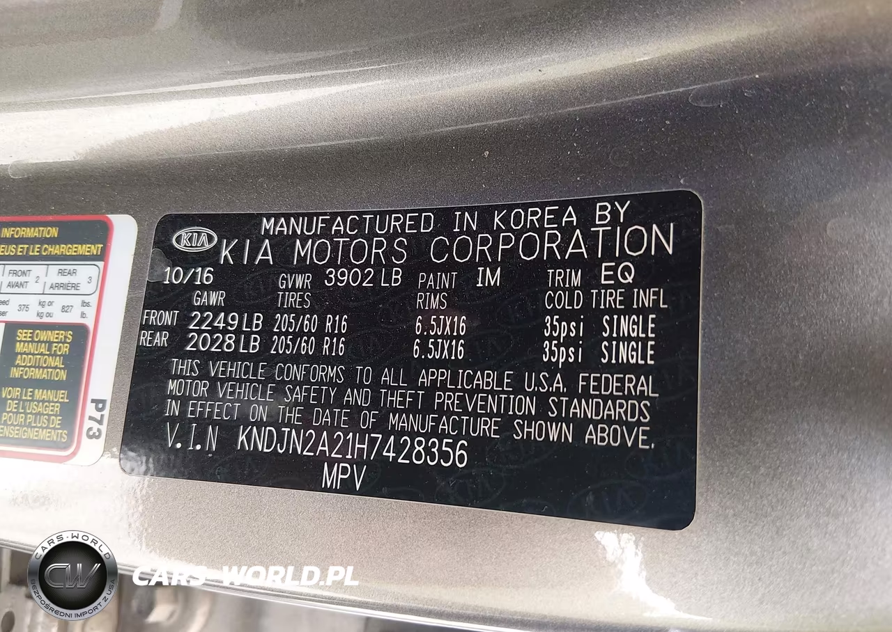 2017 Kia Soul VIN:KNDJN2A21H7428356 - 9