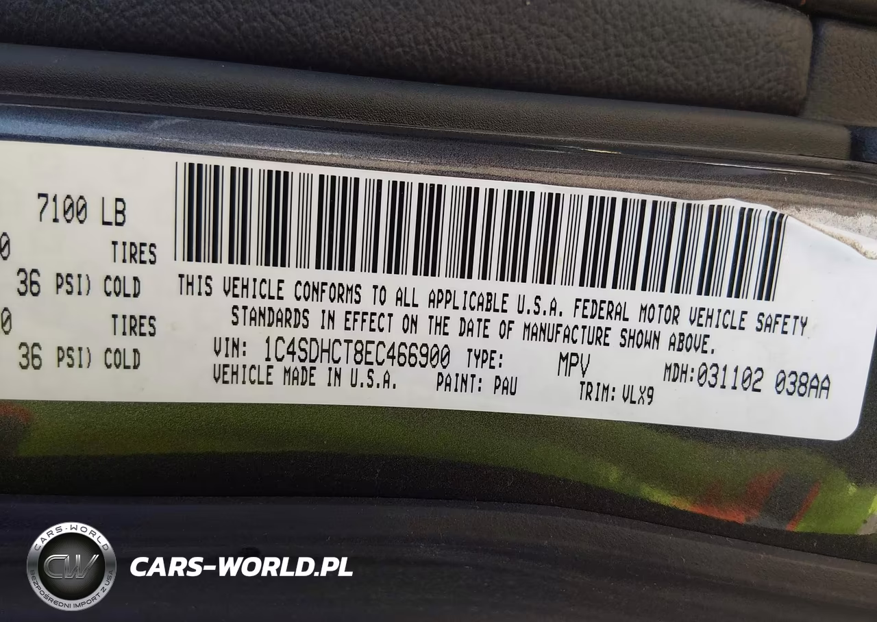 2014 Dodge Durango R-T VIN:1C4SDHCT8EC466900 - 9