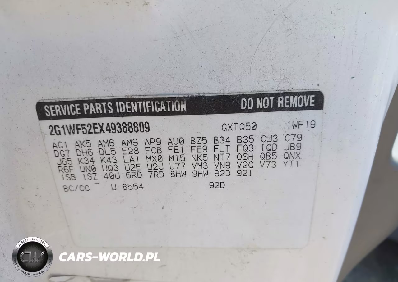 2004 Chevrolet Impala VIN:2G1WF52EX49388809 - 9