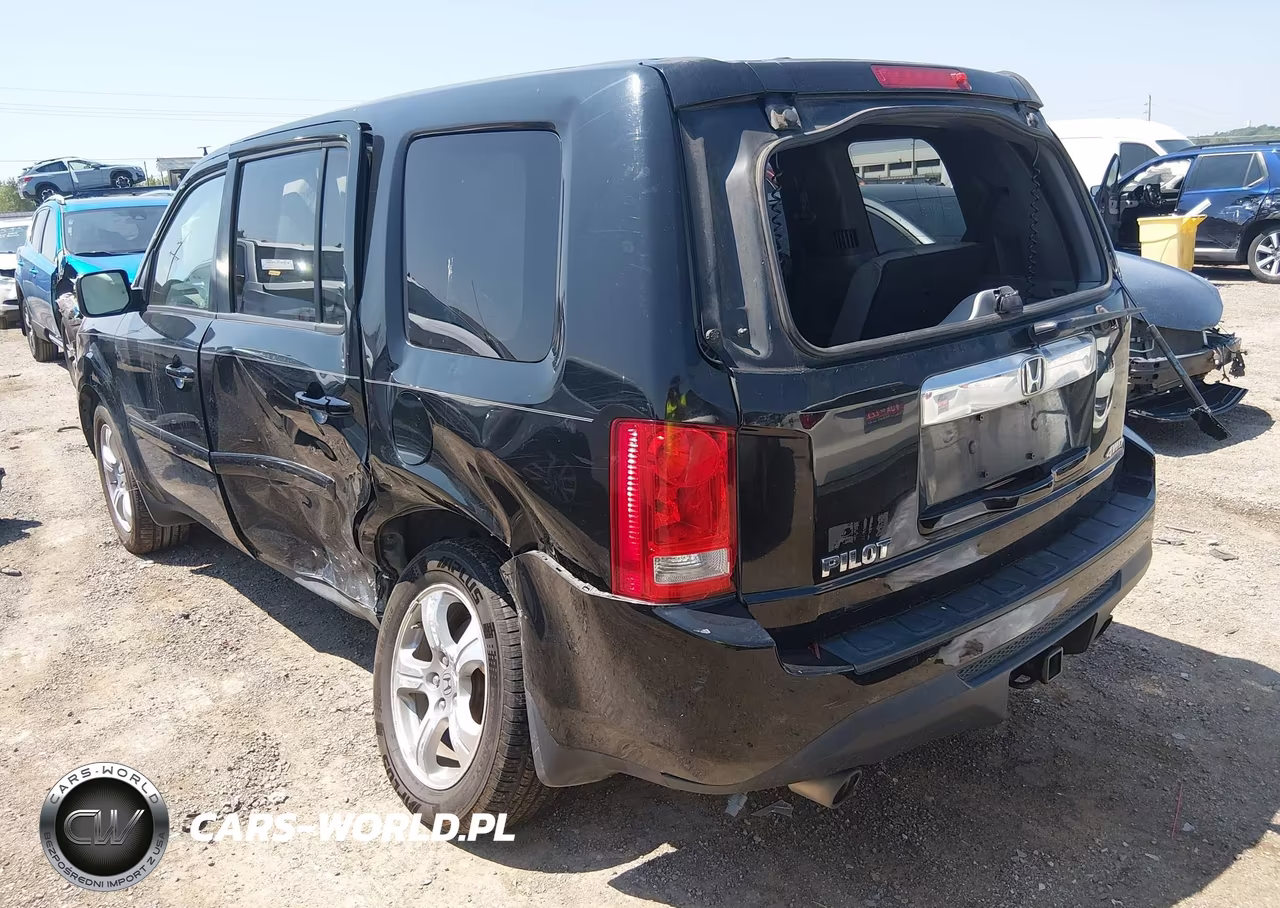 2012 Honda Pilot Ex-L VIN:5FNYF4H52CB068654 - 3