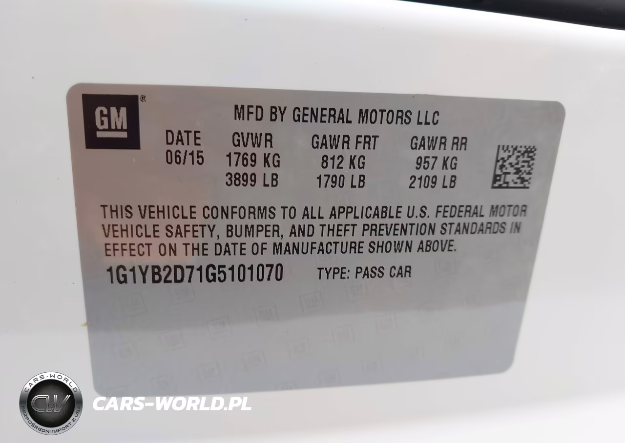 2016 Chevrolet Corvette Stingray VIN:1G1YB2D71G5101070 - 9