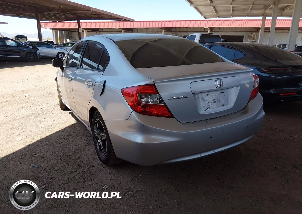 2012 Honda Civic Lx VIN:19XFB2F53CE349409 - 3