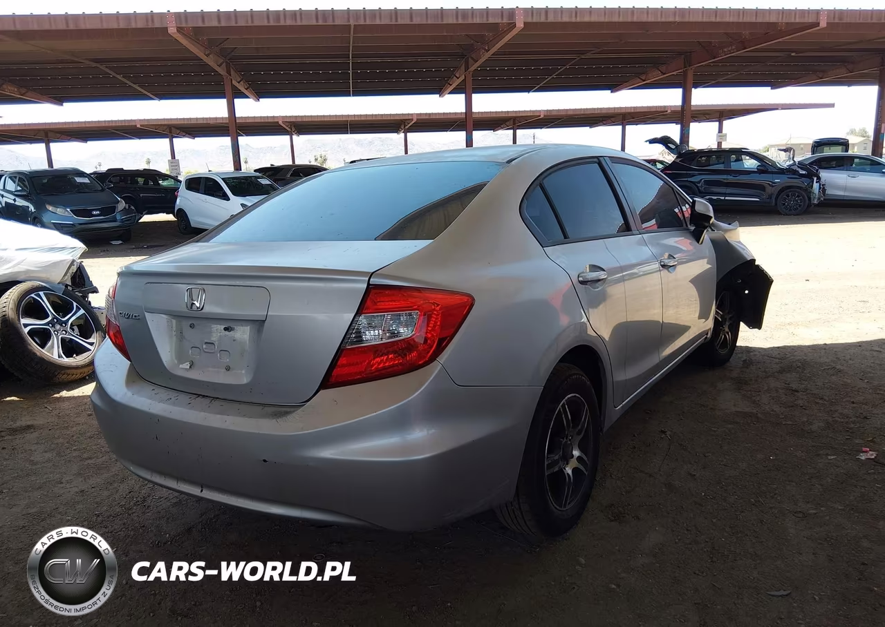 2012 Honda Civic Lx VIN:19XFB2F53CE349409 - 4