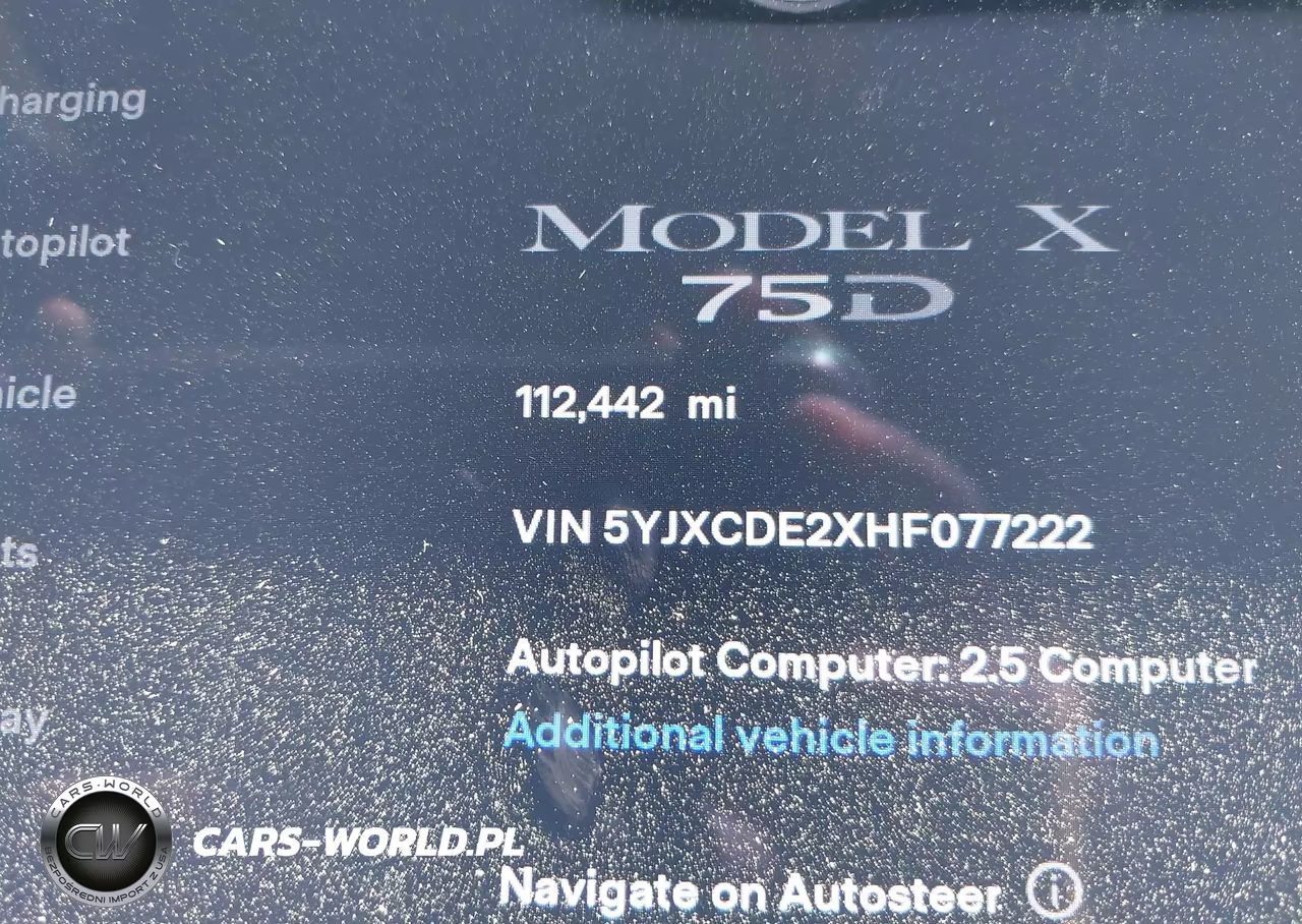2017 Tesla Model X 100D-75D-90D VIN:5YJXCDE2XHF077222 - 16