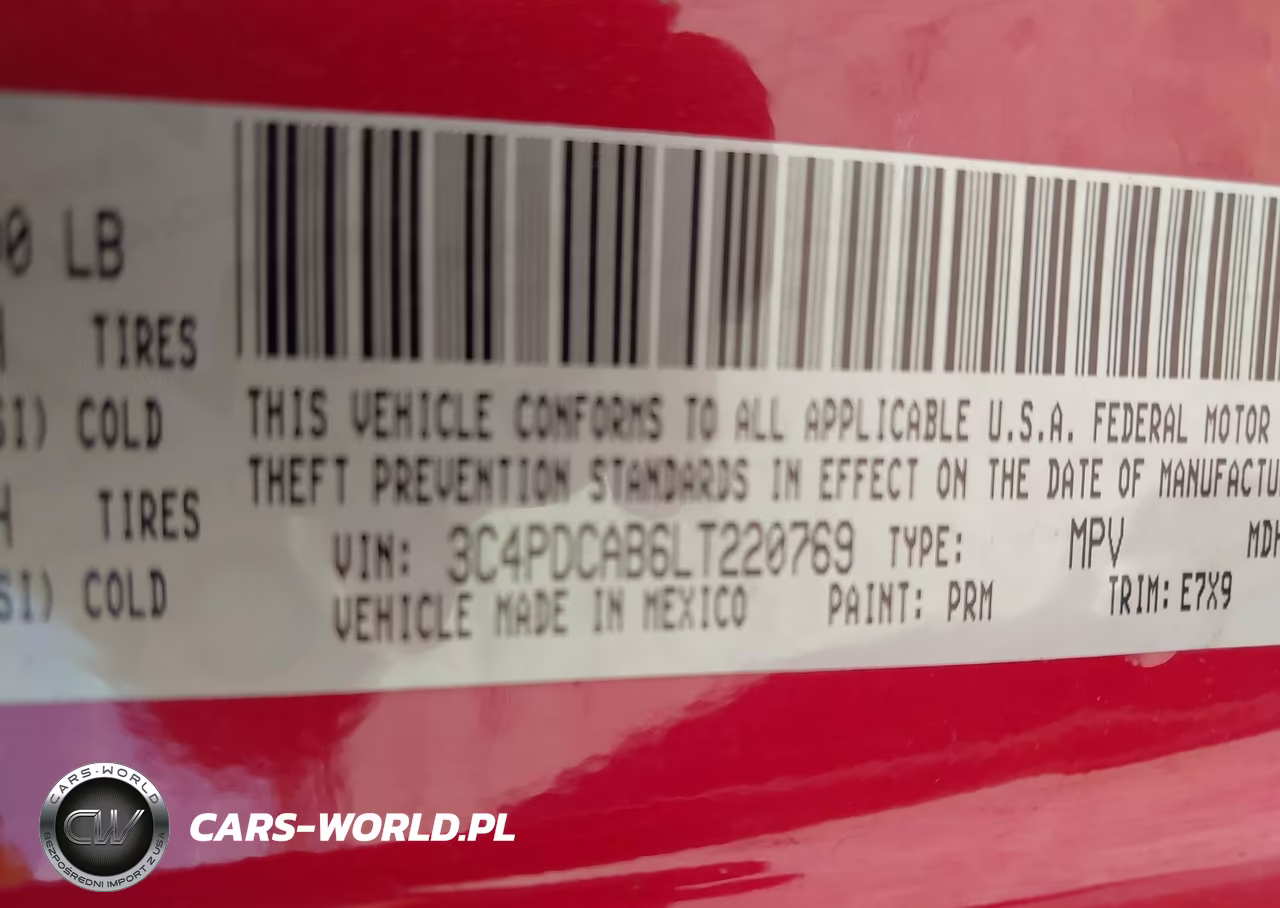 2020 Dodge Journey Se Value VIN:3C4PDCAB6LT220769 - 9