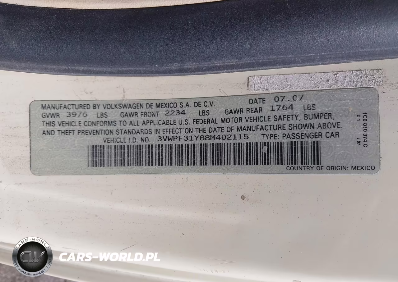 2008 Volkswagen New Beetle S VIN:3VWPF31Y88M402115 - 9