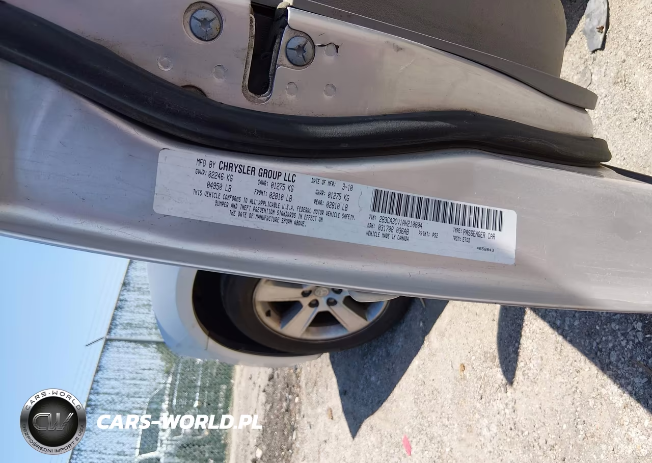 2010 Dodge Charger Sxt VIN:2B3CA3CV1AH210804 - 9
