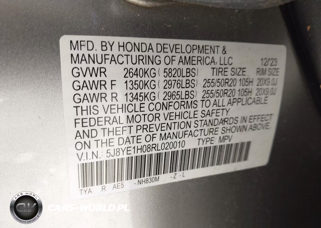 2024 Acura Mdx A-Spec VIN:5J8YE1H08RL020010 - 9