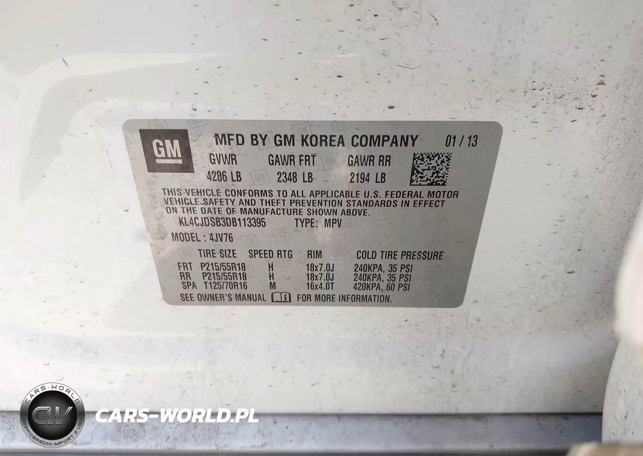 2013 Buick Encore Premium VIN:KL4CJDSB3DB113395 - 9